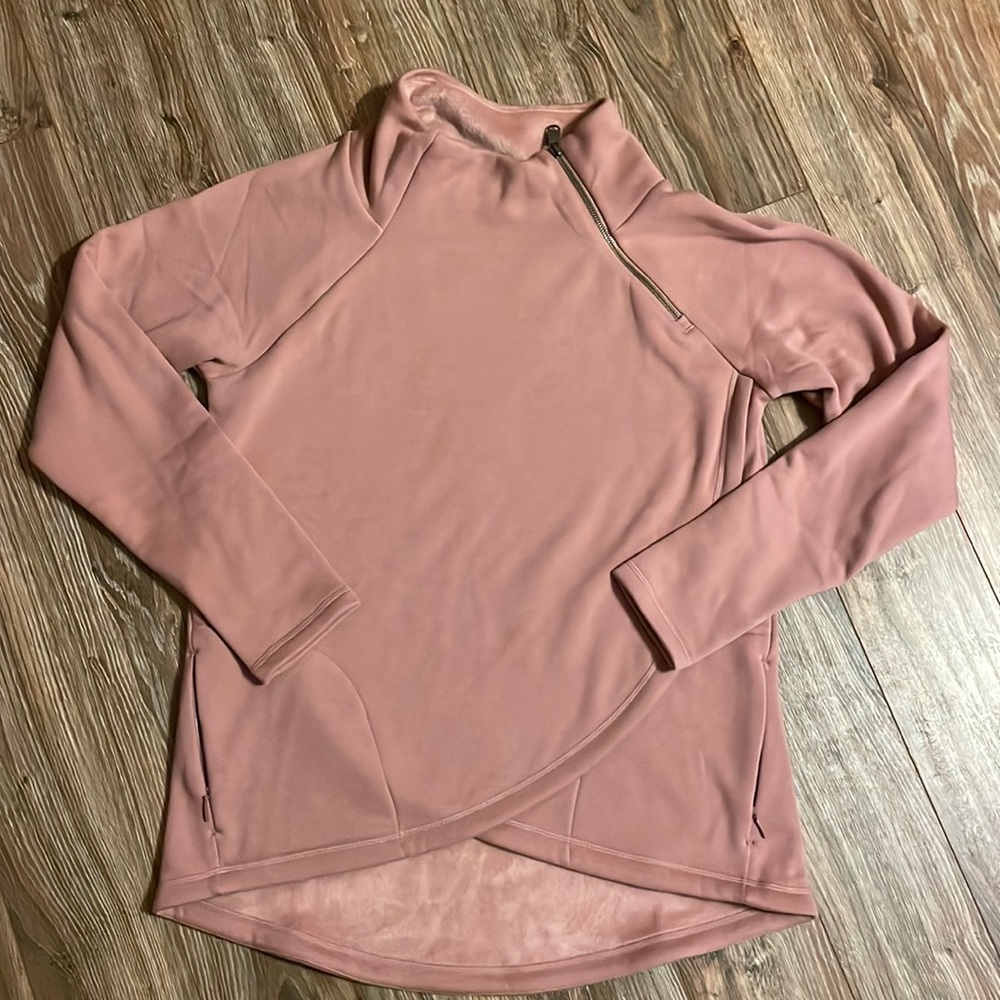 Athleta Cozy Karma Asym Pullover